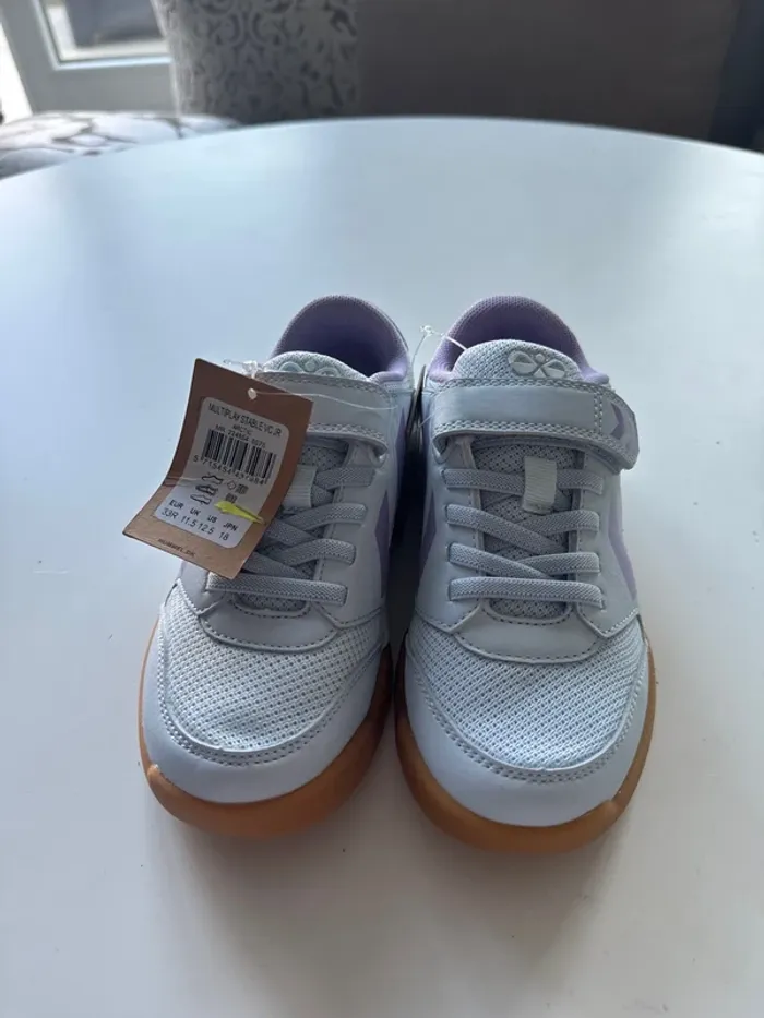 Baskets Hummel bleu clair et violet – Taille 33 – Neuves étiquette - photo numéro 2