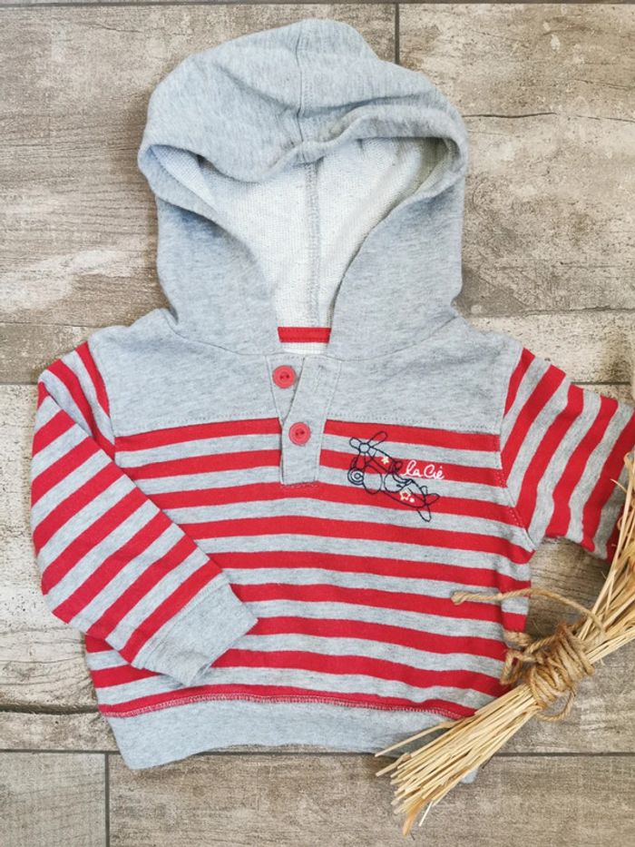 🌺La compagnie des petits Sweat a capuche 12mois