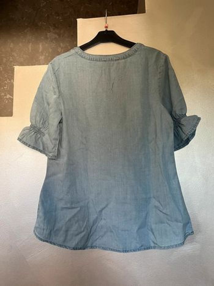 Blouse bleue - photo numéro 2