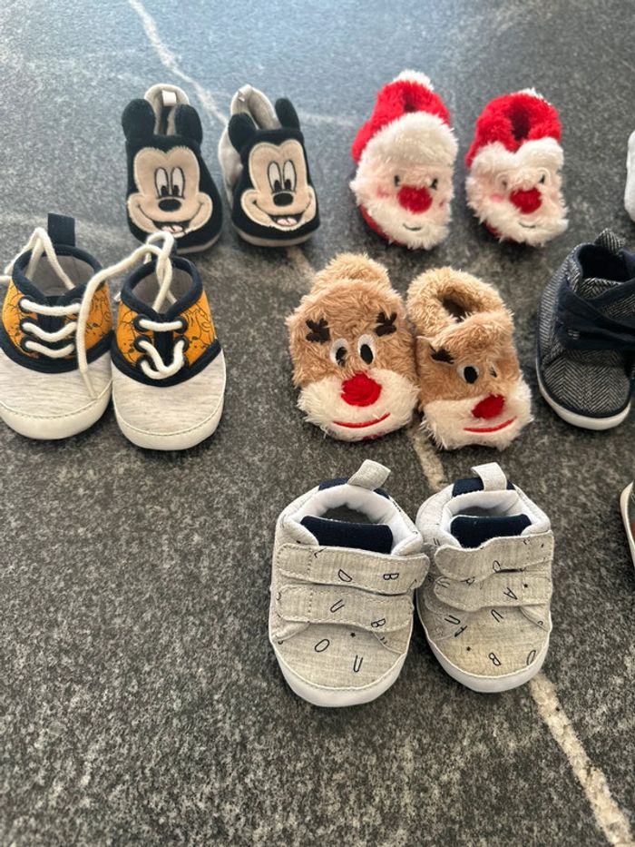 Lot de 10 paires de chaussures bébé garçons 0-3 mois - photo numéro 2