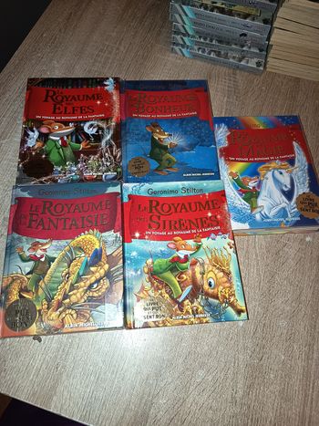 5 livres Geronimo Stilton 