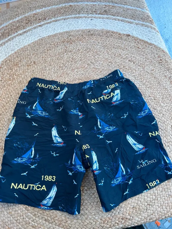 Short de Bain Nautica Marine Homme L | Très Bon État | Style Classique | BS1986 - photo numéro 2