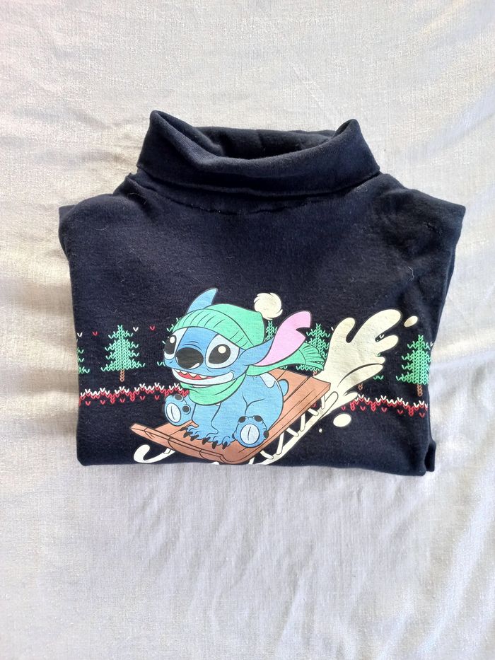 Sous-pull Stitch Noël garçon 6 ans - photo numéro 7