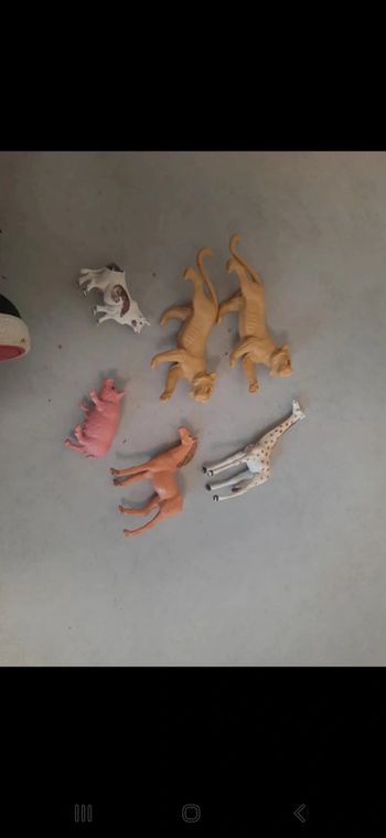 Figurine plastique 6 animal