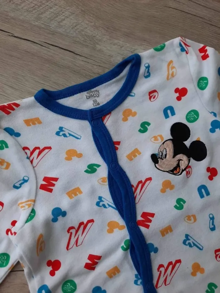 Pyjama Disney baby 12 mois - Mickey - photo numéro 2