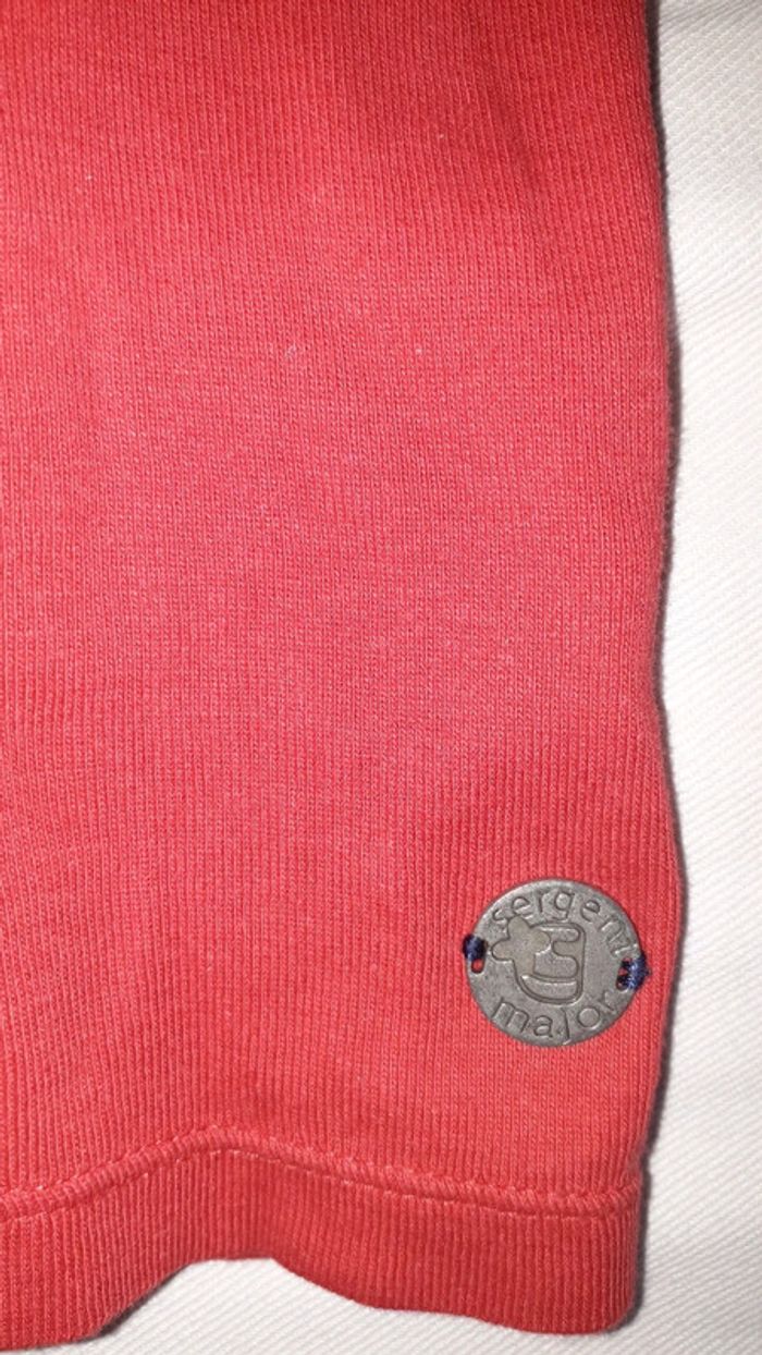Sergent major tee-shirt rouge taille 3 ans - photo numéro 3