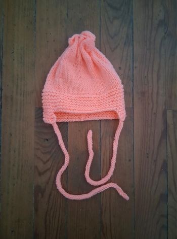 Bonnet bébé fait main taille 6/9 mois