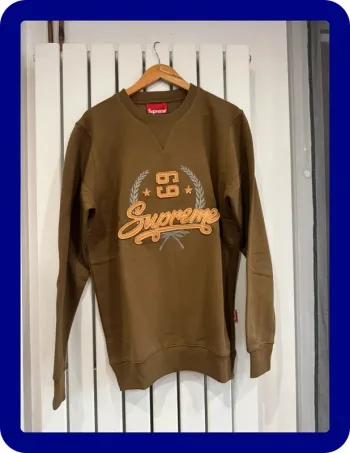 Pull / Sweat Marron Supreme Grip Taille XL