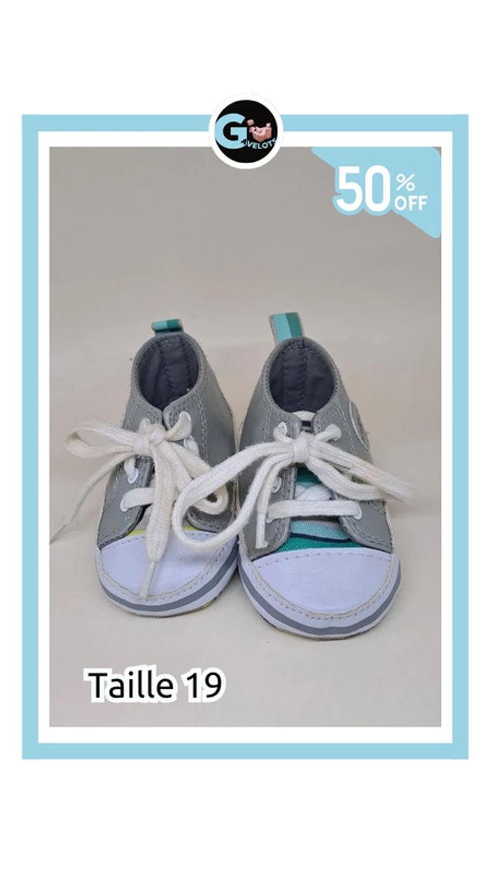 🦚Basket garçon taille 19 - photo numéro 3