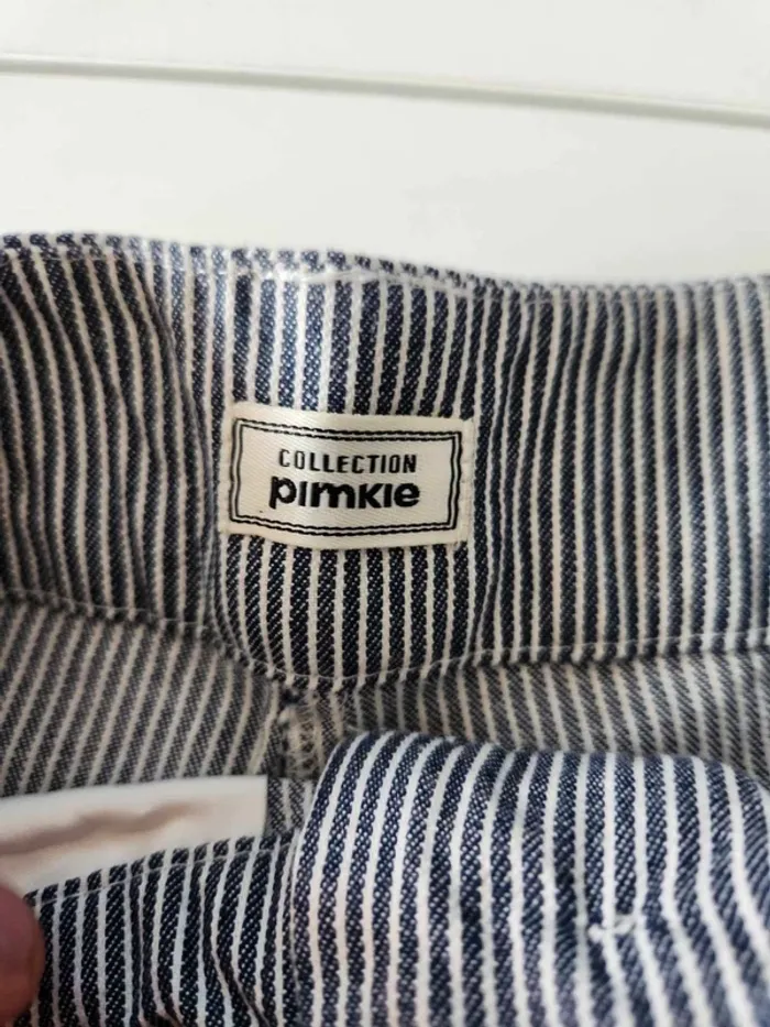Short Pimkie 34 rayure bleue et blanche - photo numéro 5