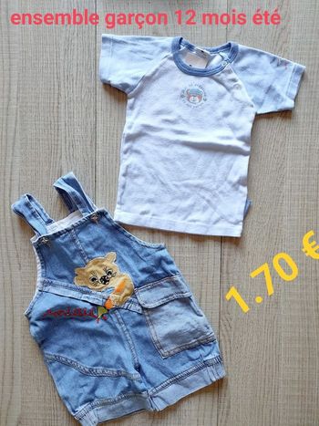 Lot garçon été 12 mois