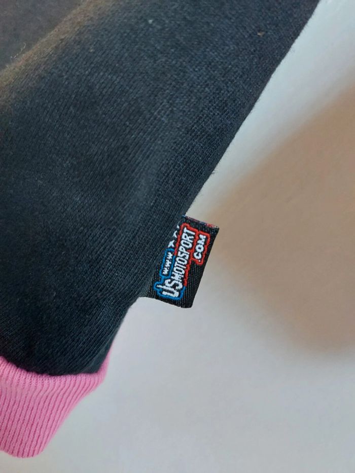 Sweat-shirt à capuche fille 6 ans future motarde - photo numéro 4