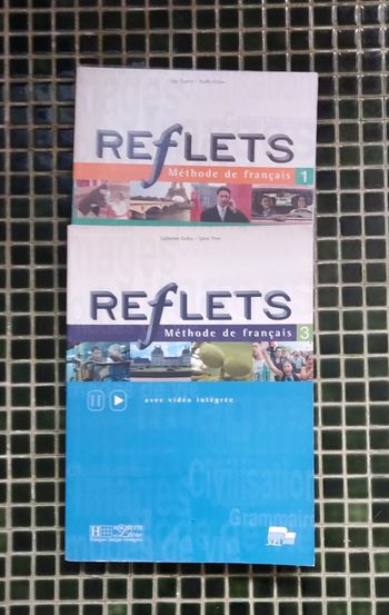 Méthode d'apprentissage du français reflets 1 et 3