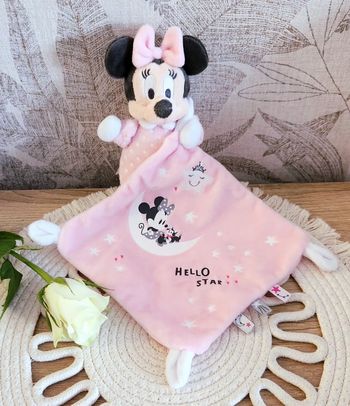 Doudou Lange Disney Minnie Rose