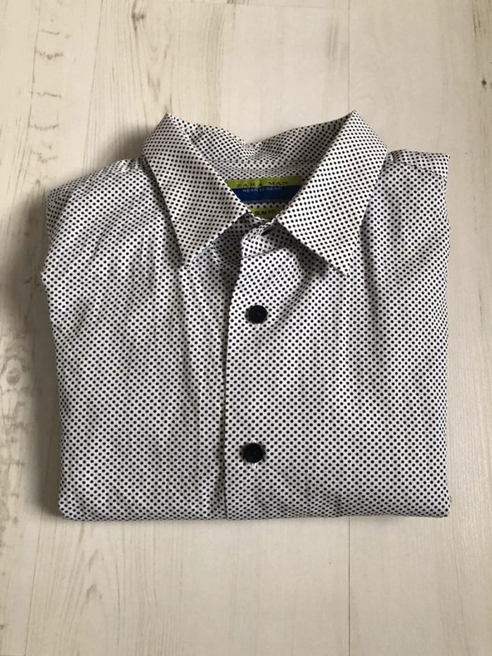 Chemise manches longues Zara Man taille M slim fit