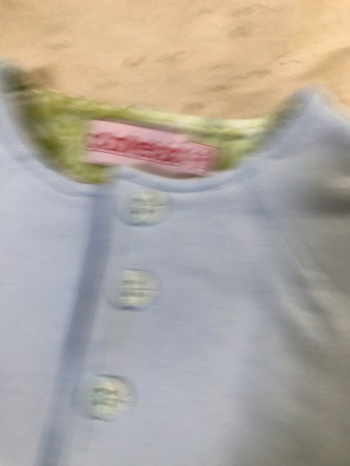 Cardigan Bleu Ciel CLAYEUX - photo numéro 3