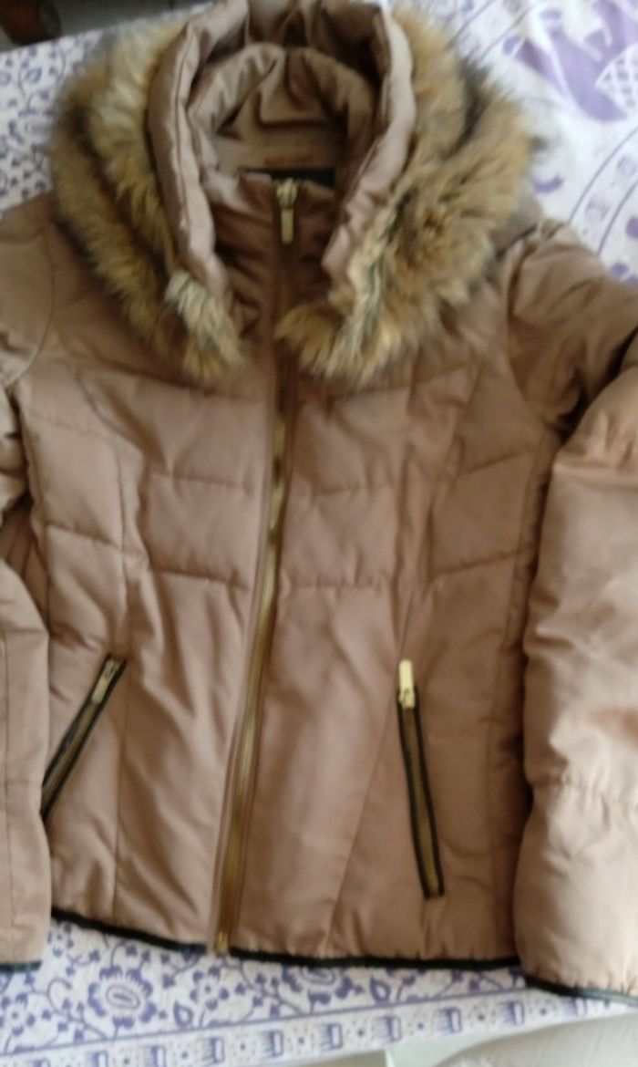 Blouson col fourrure