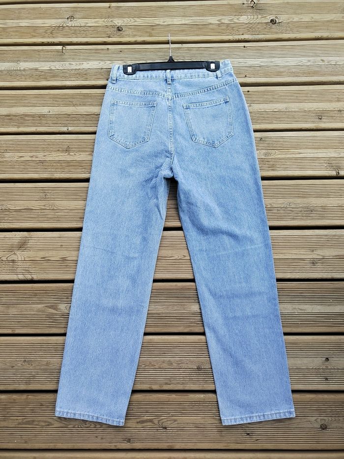 Jean Mom Destroy Shein – Délavage Clair – Taille M – Très Bon État - photo numéro 6