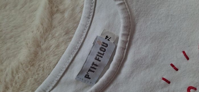 T-shirt P'tit Filou taille 9-12 mois - photo numéro 3