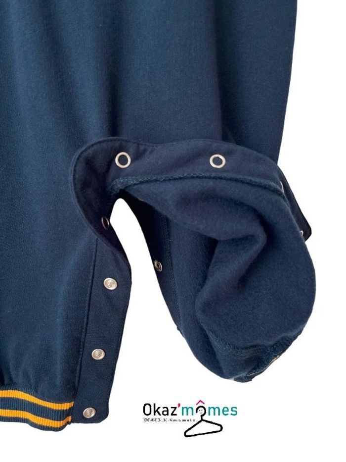 Salopette bébé souple et confortable doublée polaire - taille 6 mois - photo numéro 4