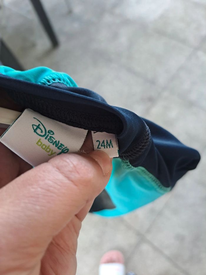 Haut de maillot de bain mickey manche 3/4anti uv 24 mois - photo numéro 5