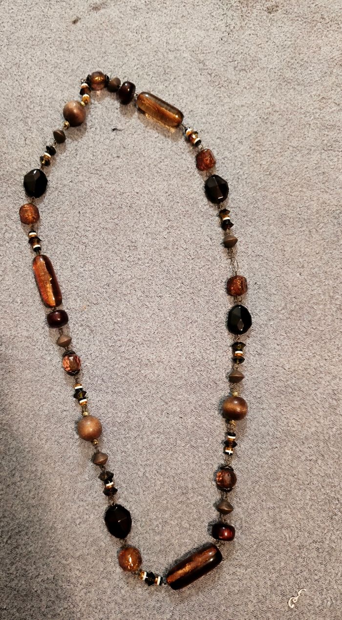 Collier sautoir femme vintage dressing