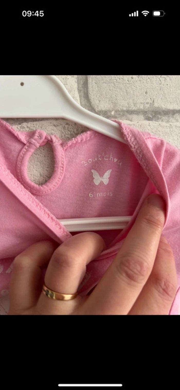 Tee-shirt Bout'chou taille 6 mois - photo numéro 3