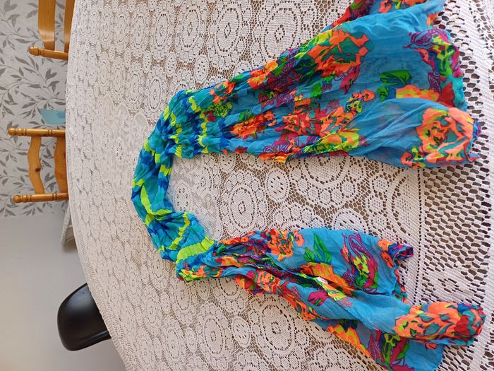 foulard froissé et boa pour femmes - photo numéro 3