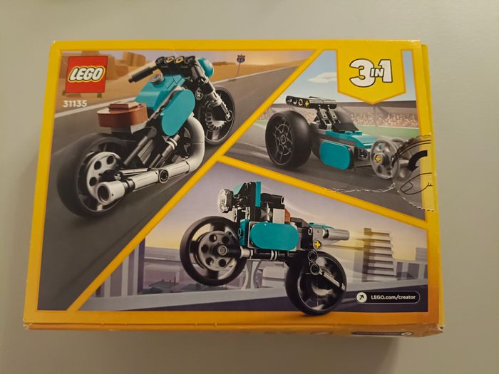 Lego  Creator 3 en 1 La moto ancienne 31135 - photo numéro 8
