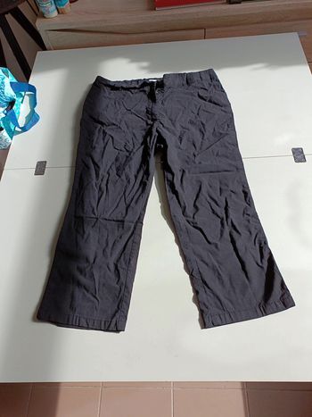 Pantacourt noir fashion plus taille 48