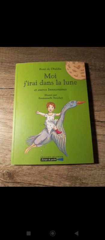 Livre "Moi j'irai dans la lune"