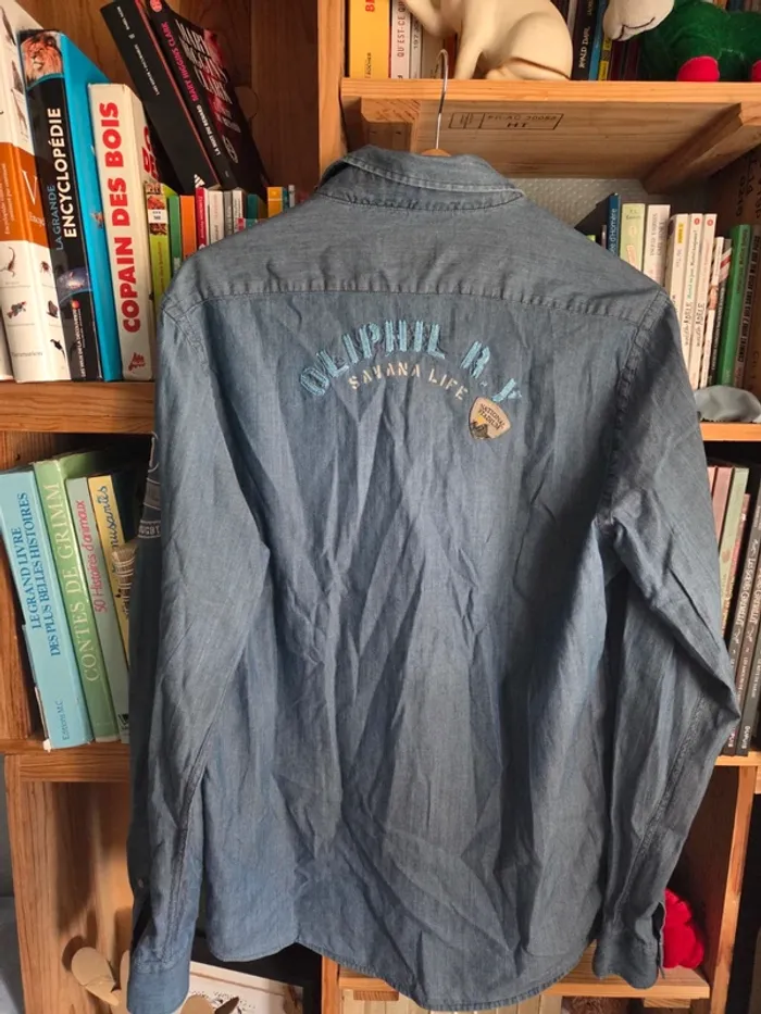 Chemise jean homme - photo numéro 2
