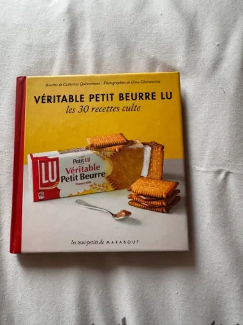 Livret de recettes avec des petit beurre