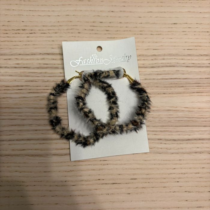 Boucles d’oreilles Fashion Jewelry • marron & noir • neuves 🌿