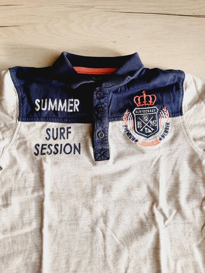 Vêtement garçon tee-shirt polo manches courtes Gémo 5 ans - photo numéro 2