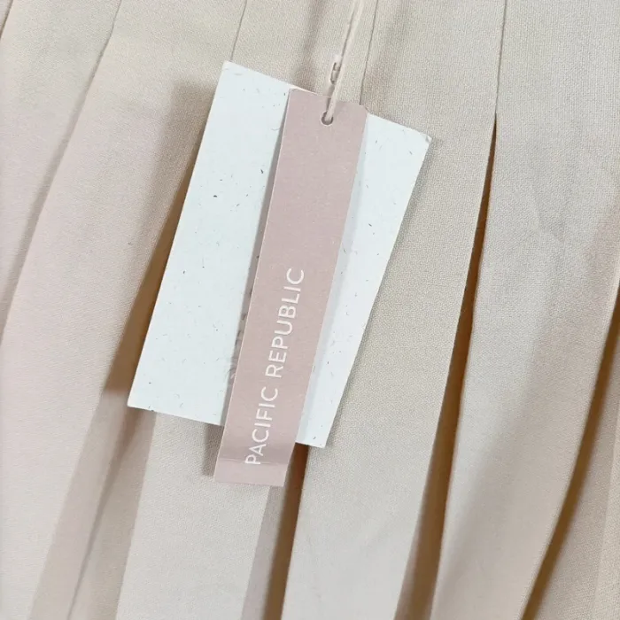 Jupe plissée beige Pacific Republic by Pull & Bear taille M A1026 - photo numéro 8