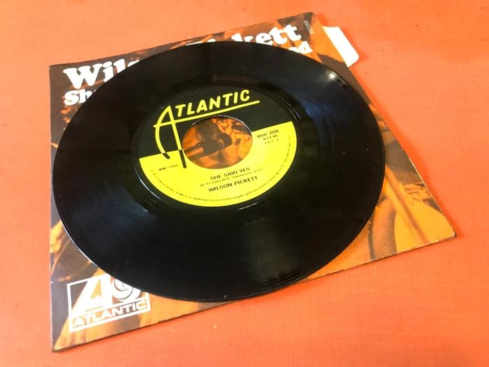 (avec languette) Vinyle 45 tours Wilson Pickett She said yes (1970) Atlantic 650 208 - photo numéro 4
