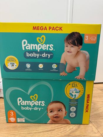Couches pampers tailles 3 