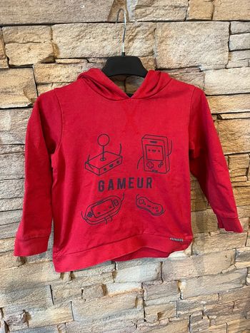 Pull à capuche 5-6 ans