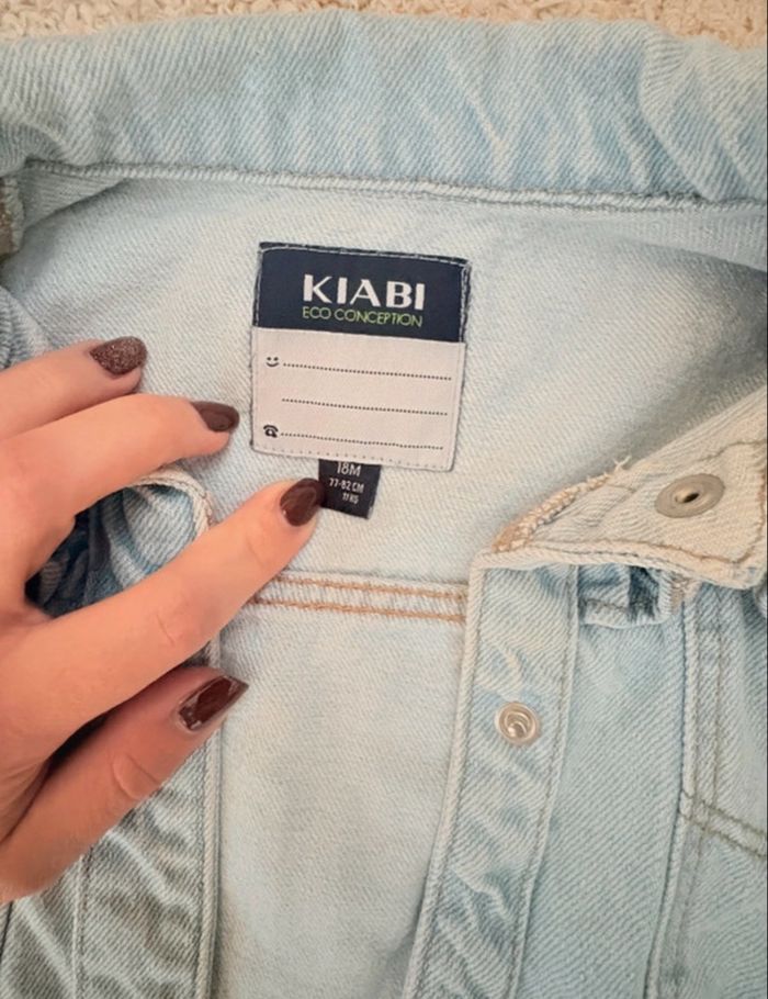 Veste jean fille 18 mois - photo numéro 3