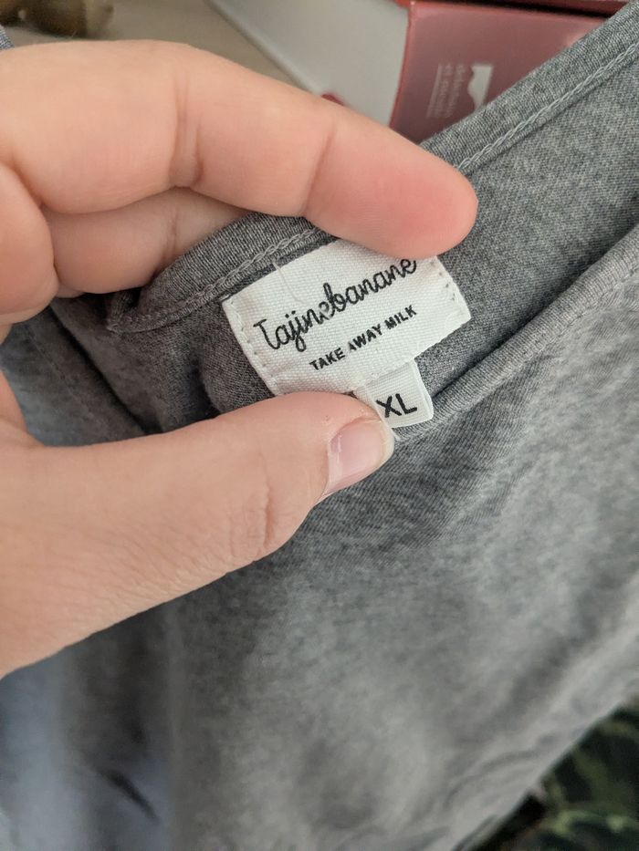 Débardeur allaitement gris XL - photo numéro 2