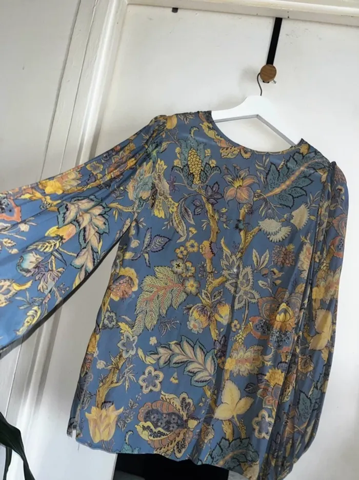 Magnifique blouse à fleurs, taille 38, Neuf avec étiquette - Vanessa Bruno - photo numéro 13