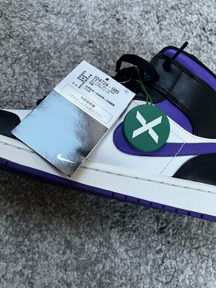Jordan 1 Mid dark iris - photo numéro 7