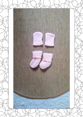 Chaussons et gants de naissance