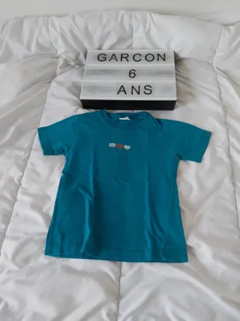 Tee-shirt manche courte garçon 6 ans