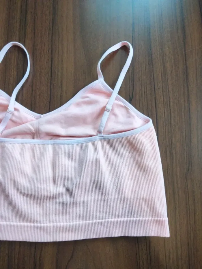 Crop top saumon Primark Taille L - photo numéro 5