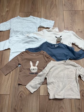 Lot 6 tee shirt Kiabi