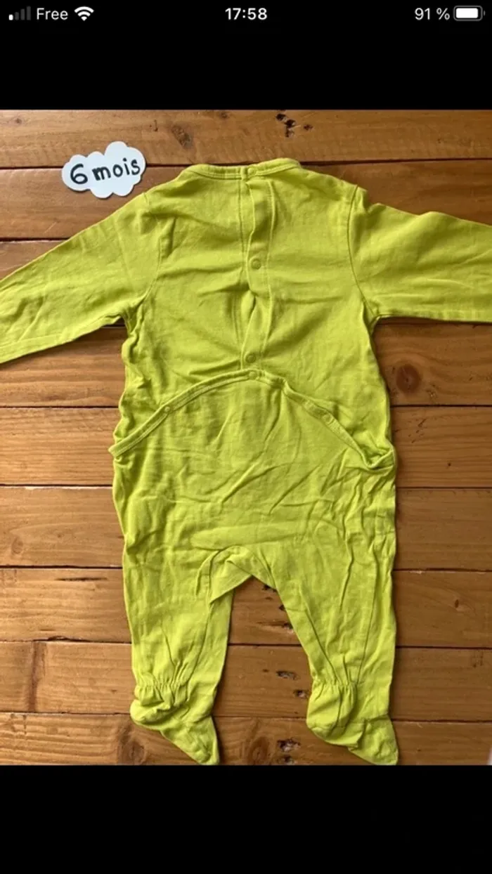 3 pyjamas coton entre saison - photo numéro 3