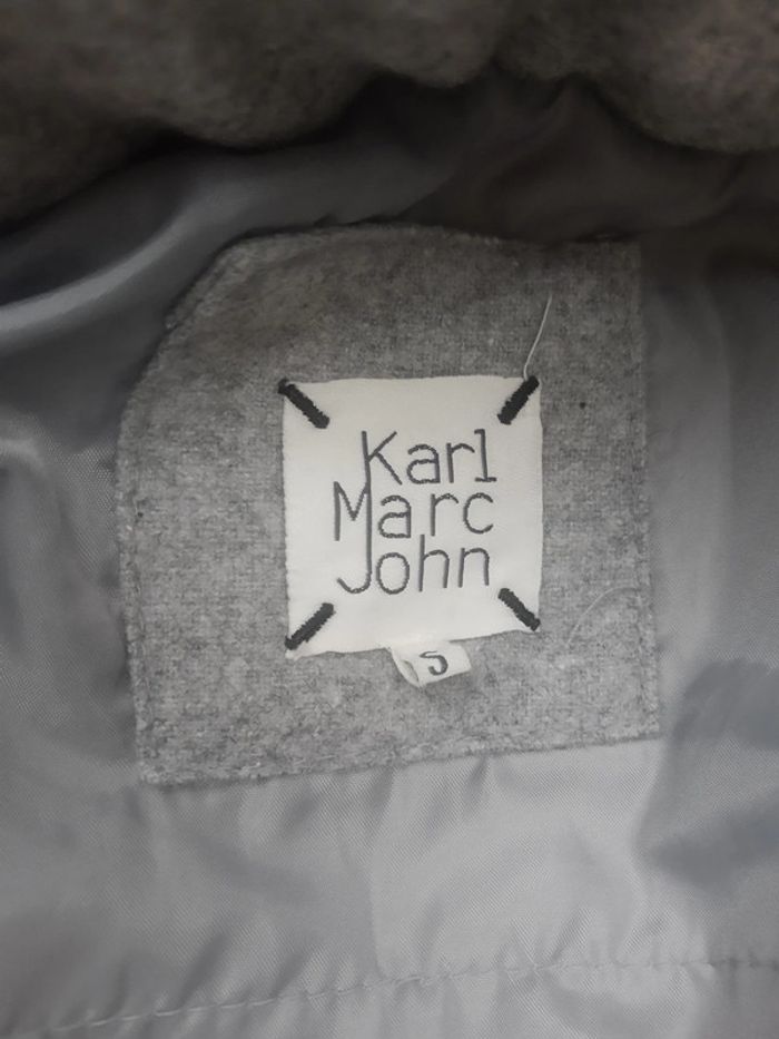 Magnifique blouson hiver bien chaud laine gris Karl Marc John comme neuf - photo numéro 17
