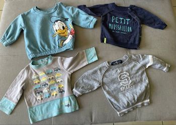 Lot de 4 pulls 